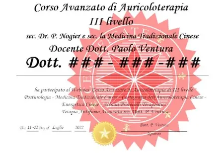 Diploma di III livello Diploma di III livello